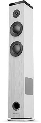 Energy Sistem Tower 5 g2 Ivory (65 W, Bluetooth 5.0, True Wireless Stereo, Radio FM, USB/MicroSD MP3 Player, Audio-in) Blanc
