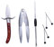 LAGUIOLE - Meeresfrüchte Utensilien Box Lot* 7 Stück Edelstahl Braun