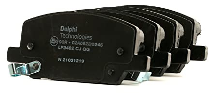 DELPHI LP3482 Bremsbelagsatz Bremsbeläge Vorne ohne Zubehör Kompatibel mit OPEL Mokka/Mokka X J13