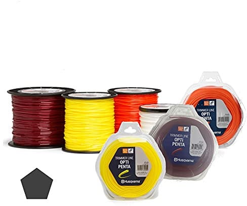 Husqvarna 597669021 - Filo per decespugliatore, 3,0 mm, 240 m, colore: Rosso