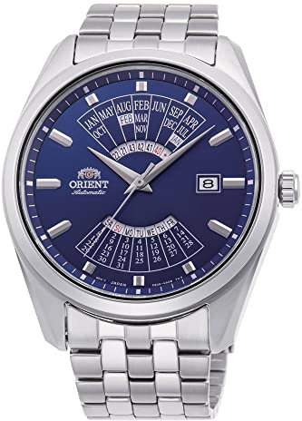 Orient Herren Analog Automatik Uhr mit Edelstahl Armband RA-BA0003L10B