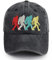 Bigfoot Believes in You Hat, bestickte verstellbare Waschung Retro Baumwolle Denim Big Foot Sasquatch Baseball Cap, Bigfoot Stickerei, Schwarz, Einheitsgröße
