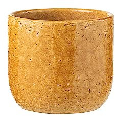 J-Line Pot de Fleurs Leo - céramique - Ocre - Extra Large