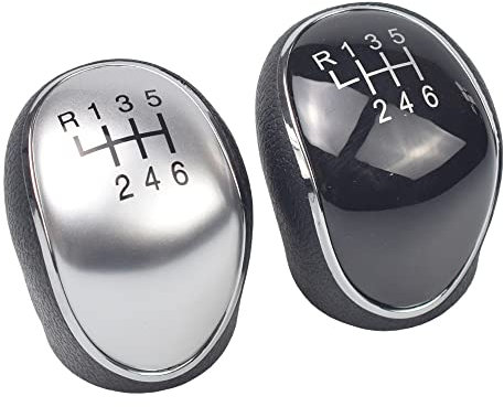 Cakievro Pomo de palanca de cambios manual de 6 velocidades para Hyun-dai IX35 2012-2016 (negro)