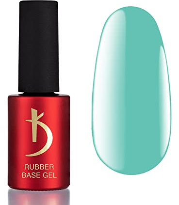 K Professional Rubber Base Gel - Base Coat Mint -7ml- Unterlack - Nagellack - Minzige Farben - Gelnägel