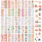 NICENEEDED 50 Blatt Niedliche Tier-Kpop-Fotokarten-Dekorative Aufkleber, Kaninchen Schaf Bär Koreanische Aufkleber, Dekorative Scrapbooking-Aufkleber