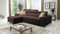 All4All Ecksofa mit Schlaffunktion Gonti I Mini 265x169 cm - Schlafsofa mit Bettkasten - Sofa in L-Form - Wohnlandschaft Klein - Eckcouch - Seite Links - Braun - Gewebe - Modern 26