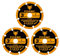 FOXBC 3 Inch Cut Off Wheels, Carbide Grit Multi Material Cut Off Disc for Woods, Plastics, Fiber Cement or Drywall with 3/8 Arbor - 3 Pack