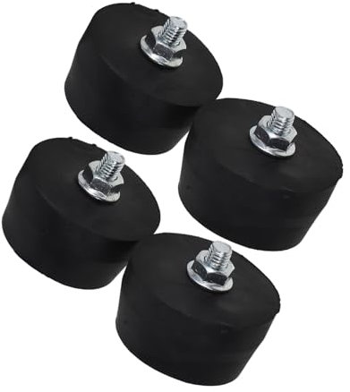 QUMIIRITY 4pcs Compressors Rubber Foot Rubber Black Vibration Dampener Rubber Bumper Pad Vibration Pad