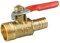 Brass Pneumatic Shut Off Ball Valve Pipe Fitting with 6/8/10mm,12mm Hose Barb and 1/8,1/4,3/8,1/2 Male Thread Connectors(8mm Tube,10 PCS_3/8)