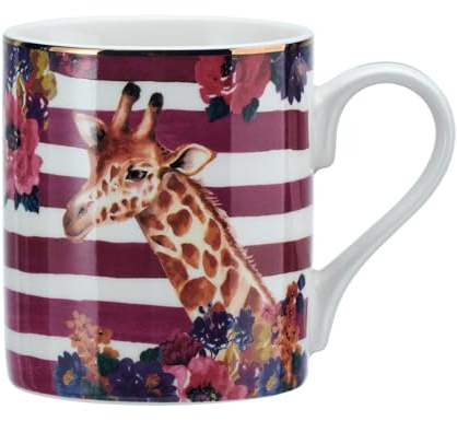 MIKASA Wild at Heart Giraffe Print 280ml Mug