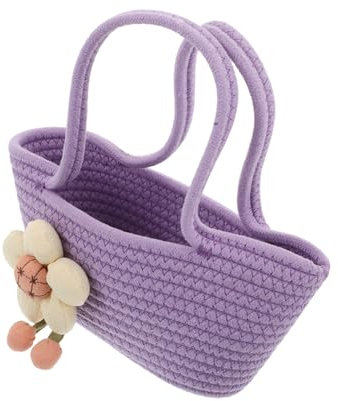 LIFKOME À Main Tissé À Fleurs Joli Fourre-tout Pour Femme À Bandoulière Élégant Pour Les Le Quotidien