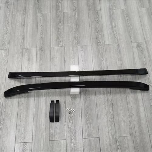 DKPMWD Dachgepäckträger 2 Stück Für Ford Für Ranger T9 2023 2024+ Obere Seitenschiene Bar Dachreling Gepäckträger(Schwarz)