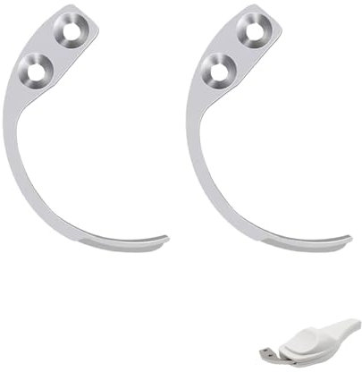 2 Piezas Separador de Gancho para Etiquetas EAS, Llave Antirrobo con Gancho Magnético, Desactivador de Alarmas Ropa, Gancho de Acero Resistente, Herramienta de Seguridad para Tiendas, 51mm