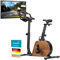 Skandika Cyclette - Trevek P12-G | con generatore di corrente - freno magnetico Pedali regolabili - 16 livelli di resistenza | sella e manubrio ergometro