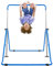 vinnyooc Gymnastikstange Kinder, Höhenverstellbar, Faltbarer Turnreck Reckstange, Outdoor Indoor Fitness (Blau)