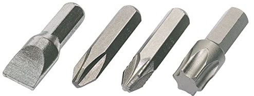 Draper 30904 8MM PLAIN SLOT IMPACT BIT , Blue