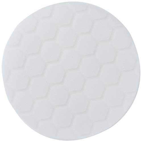 Smartwax Hex Logic 5,5'' White Machine Pad (Medium polishing),BUFX_104HEX5 | Soft white polishing foam pad refines swirls and applies polishes for a glossy finish on dual-action polishers