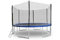 MS-Point Gartentrampoline Trampoline Outdoor-Trampoline Fitness-Trampoline 400cm, inkl. Randabdeckung, Sicherheitsnetz und Leiter