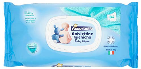 3 x Absorbello Up – Hygienic Wipes for Children – 64 Pieces