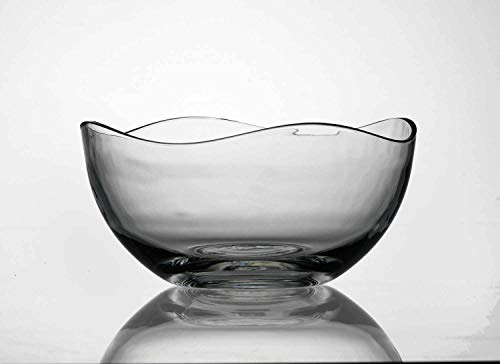 Ritzenhoff & Breker Schale Wave 22 cm, Glas, klar, Flirt, 23 cm / 23 cm / 10 cm