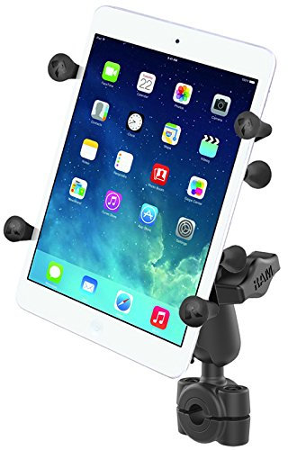Supporto manubrio Torque RAM-MOUNT RAM-B-408-37-62-UN8U con cradle X-GRIP per Apple iPad Mini 1 2 3 4
