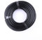 Paor - Micro tubo di irrigazione 10 m, 4 mm, diametro esterno 6 mm, colore: Nero