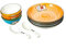 lachineuse - Coffret Repas Asiatique - Design Cochon de Fortune - Motif Porte-Bonheur - Pour 4 Personnes - Bols, Assiettes et Cuillères - Décoration d'Asie - Idée Cadeau Japon Asie