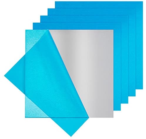 BENECREAT 10 PCS Panel de Aluminio (10x10cm) Lámina de Aluminio con Película Protectora para Manualidades de Metal, Hacer Joyas, Estampados a Mano, Grabado en Relieve