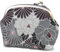 Gamaguchi Kleine Make-up-Tasche, (Retro Blume) Made in Japan, Make-up-Tasche, Reise-Kosmetiktasche, Reißverschlusstasche, Münzbörse, Medikamentenhalter, für Frauen und Mädchen, schwarz
