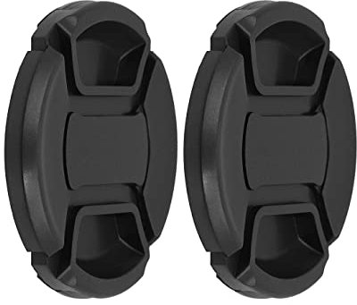 SIOTI 49mm Lens Cap (2 Packs), Camera Lens Cover, Compatiable for Almost Generic Brands of Lenses (49mm)