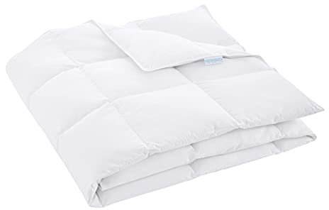 REGINA HOME SLEEP LIVING EST. 1967 Daunendecke medium 135x200cm 6x8 Karos, 90% Daunen 10% Federn, 500g