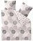 aqua-textil Trend Bettwäsche 200x200 cm 3tlg. Baumwolle Bettbezug Filia Punkte Beige Weiß Grau Anthrazit