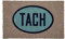 PAD - Fußmatte - Iconic Tach - 60% Polyvinylchlorid, 40% Kokos - Farbe: Mint - 45 x 75 cm