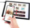 Slide Viewer Light Pad for Slides and Film Negative Scanning, Ultra-Thin A4 Size Magnetic Backlight with 3 Brightness Levels, USB Powered