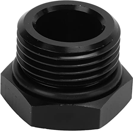 BOROCO AN10 Block Off Plug Fitting Adapter,Block Off Stecker Adapter Außensechskant Stahl Universal 4000 PSI Black Block Off Cap für Fahrzeuge(AN10)