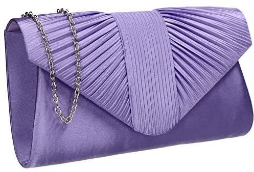 SwankySwans Women's Sophie Clutch Bag, Lilac