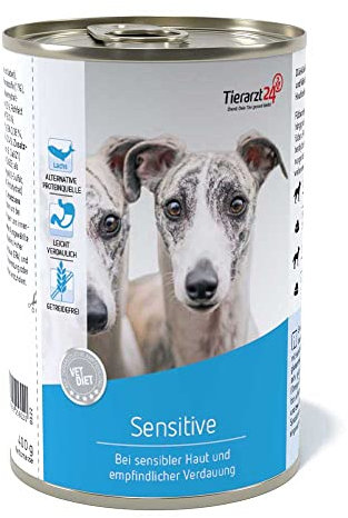 Tierarzt24 Vet Diet Sensitive Nassfutter für Hunde 6x400 g