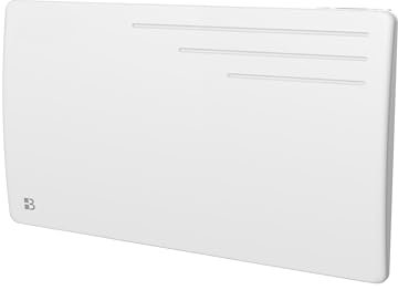 BESTHERM - Radiatore elettrico fisso a inerzia a secco ghisa 1500W Bestherm MOTU orizzontale bianco