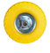 Roue increvable jaune 260 x 85 mm axe déporté WERKA PRO Alésage 20 mm