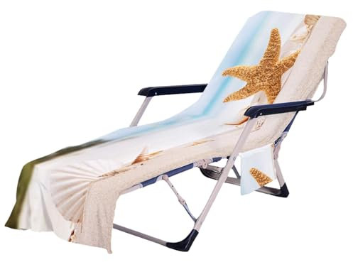 Strandkorbabdeckung, Strandkorbbezüge mit Taschen, Strandliege, Strandtuch
