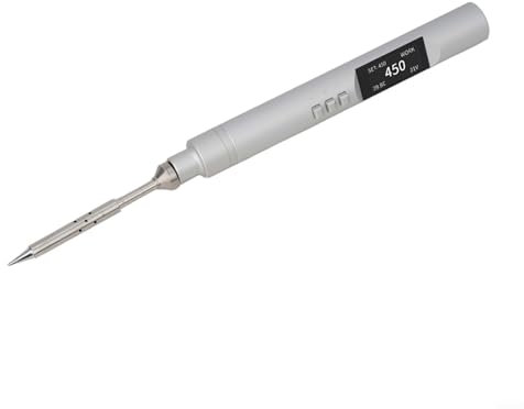 Adjustable Digital PTS200 T13 65W PD3.0 Smart Soldering Iron, Smart Soldering Iron Station, Compatible with T12 TS101 PINE64(Silver)