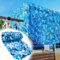 tarnnetz blaues 2x3m(6.5x9.8ft),Gartendekoration Tarnung Net,Sonnenschutz,Sichtschutz,Jagd Camouflage Netz,Für Tarndekoration,Thema Party Dekoration,Terrassen-Sonnenschutz,Outdoor-Camping