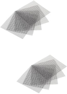 Hohopeti 2sets 304 Stainless Steel Wire Mesh Pad Moss Net Grass Plant Holder Aquarium Fixed Mesh Pad Diy Background Large Fish Net 10pcs*2