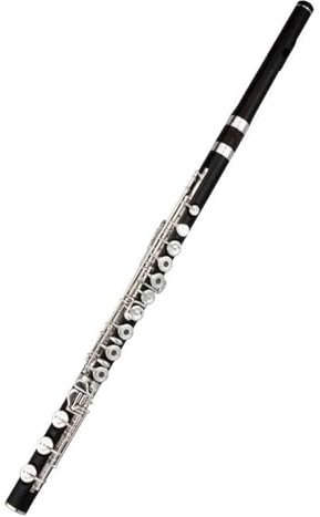 Querflöte Flöte C-Taste 17-Loch-Flöte Ebenholzflöte Musikinstrumente Mit Koffer Und Zubehör