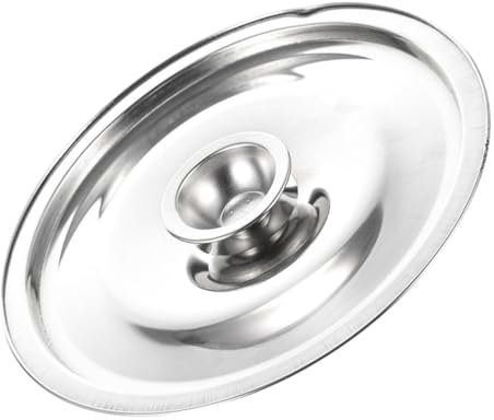 Cabilock Tapa De Olla 16 Cm Acero Inoxidable Resistente Tapa Metálica Para Condimentos Uso Cocina Para Ollas y Tarros