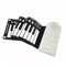 Musical Keyboard For Beginner 49 Key Hand Rolled Piano With Speaker Portable Folding Electronic Piano For Beginners To Practice(White)
