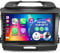 Zomolither 2G+32G Android 13 Car Stereo for Kia Sportage 2010-2015 with Wireless CarPlay Android Auto 9 Touch Screen Bluetooth Car Radio with GPS Sat Nav WiFi FM RDS Audio AHD Reverse Camera