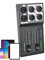 Studio Monitor Controller, Passive Professional Volume Controller, ABS Material, 1 Input 2 Output, 70mm Fader, Precise Audio Control, Ideal For Studio, 19x8.8x3.8cm, Black, 1 Unit