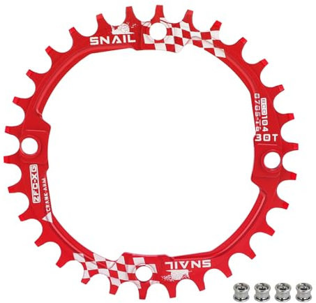 BESNIN 104 BCD Plato 30T 32T 34T 36T 38T 40T 42T 44T 46T 48T 50T 52T Platos Narrow-Wide de Single-Speed para Bicicletas de Carretera, BMX y MTB de 7/8/9/10/11/12 Velocidades